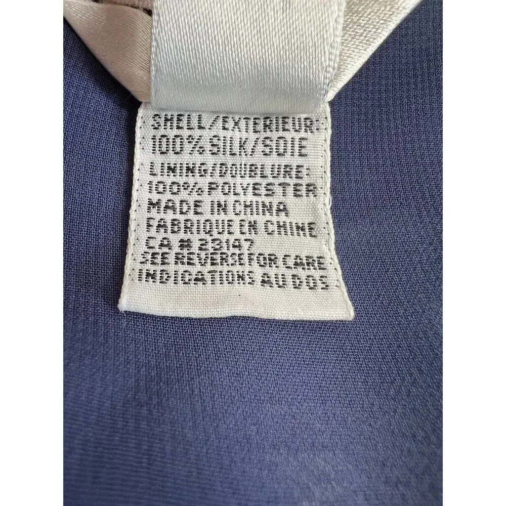 Vtg Talbots Pure Silk Wrap Maxi Skirt Womens Size 10 Petite Floral Vacation - Picture 11 of 12